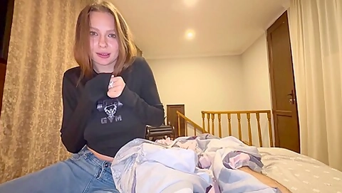 Pov: My Stepsister Saw Me Jerking Off To Anal Porn And She Really Wanted To Try It