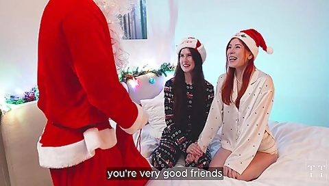 We Were Good Girls, So Santa Let Us Be Naughty For Christmas