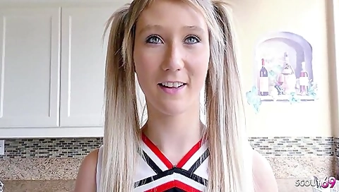 Petite Pigtails Cheerleader Stepdaughter Talk To First Time Fuck After Intense Orgasm By Older Guy 30 Min