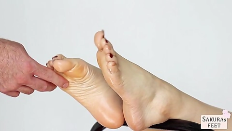 Sakurasfeet - You First Watch Me Masturbating Then You Can Have Fun With My Perfect Feet - Teaser Video