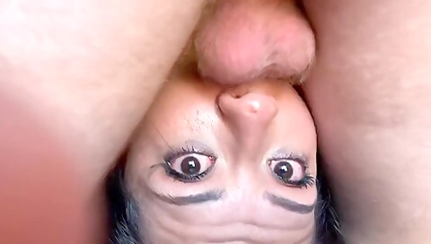 Asked Me And My Coworker To Facefuck Her So We Destroyed Her Throat