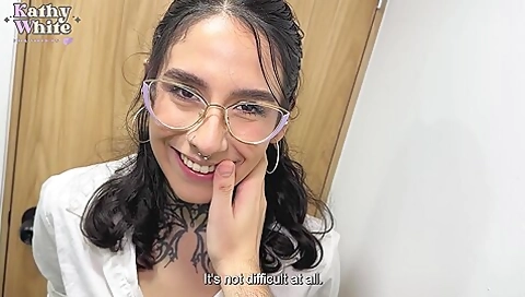 Fucking The New Latina Intern Coworker During Office Hookup - Kathy White